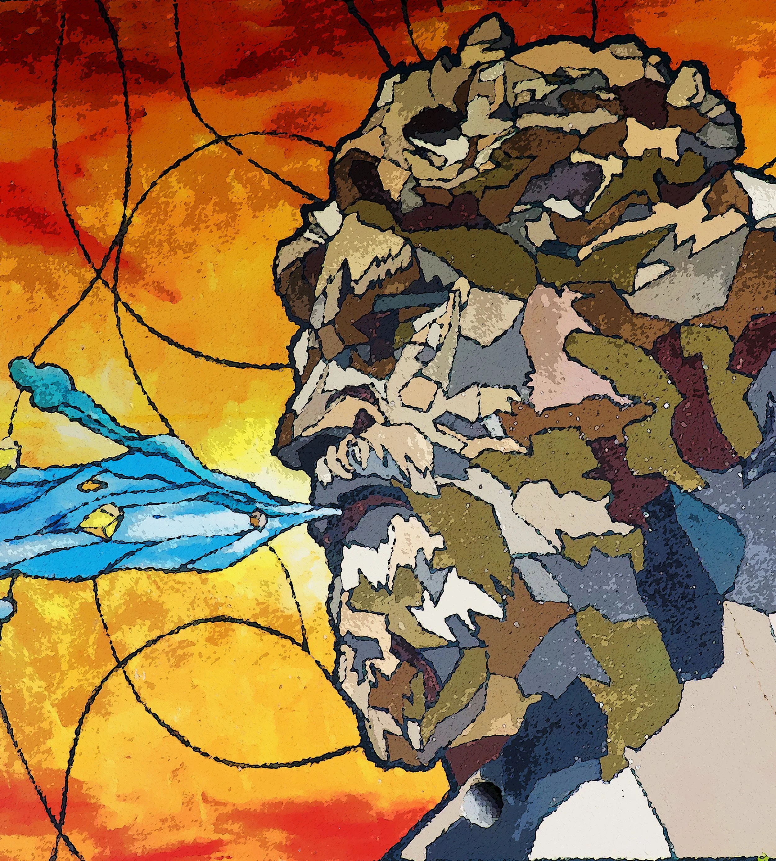 Neptune under bridge