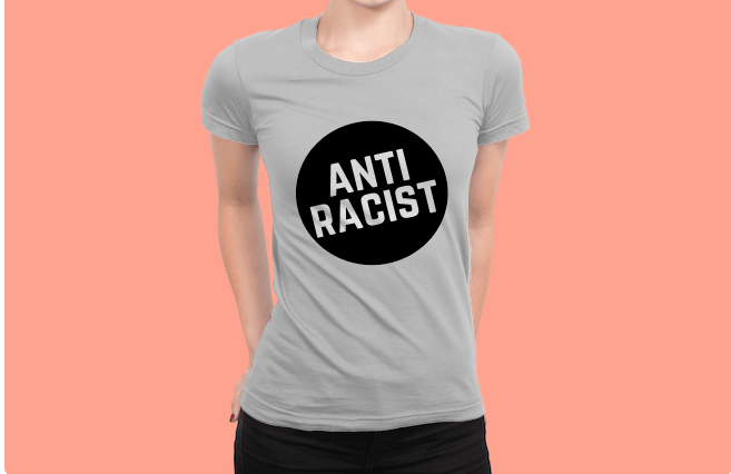Anti-Racist tee shirt Racial Justice — Afternoon Housewife