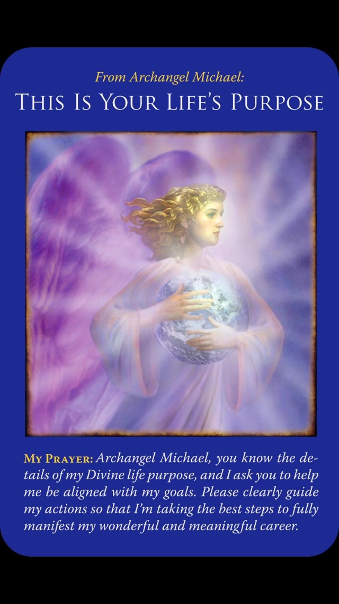 Deck Used: The Archangel Michael Oracle Cards