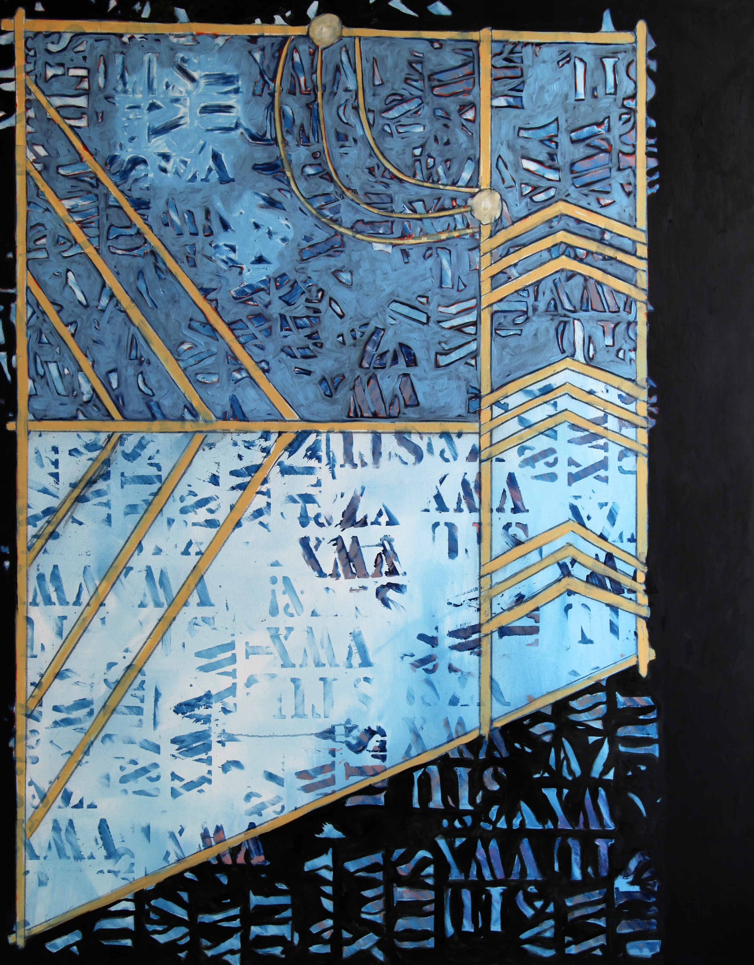   Navigation III: Marshall Islands   oil on canvas  60" x 48"  2015  $8,000 