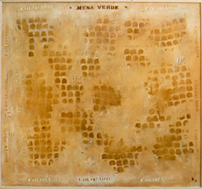   Mesa Verde   oil on canvas  44" x 40"  1993  $4,800 