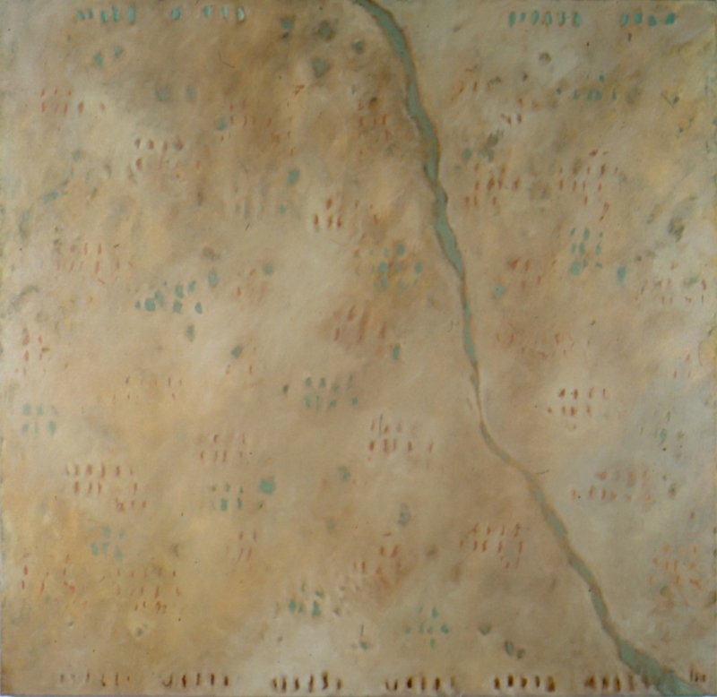   Rio Hondo   oil in canvas  48" x 60"  1995  $7,500 