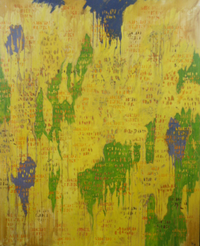   Aspen Leaves   oil on canvas  60" x 48"  1997  $8,000 