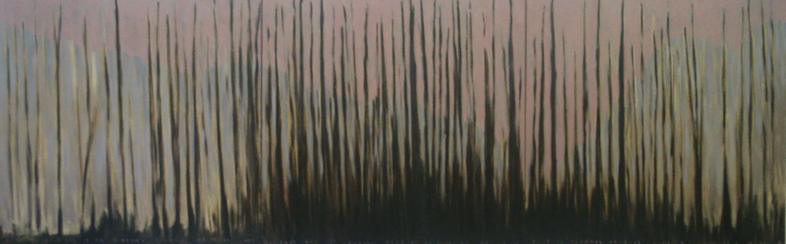   Teton Sunrise   oil on canvas  48" x 150" (triptych)  2002  $20,000 