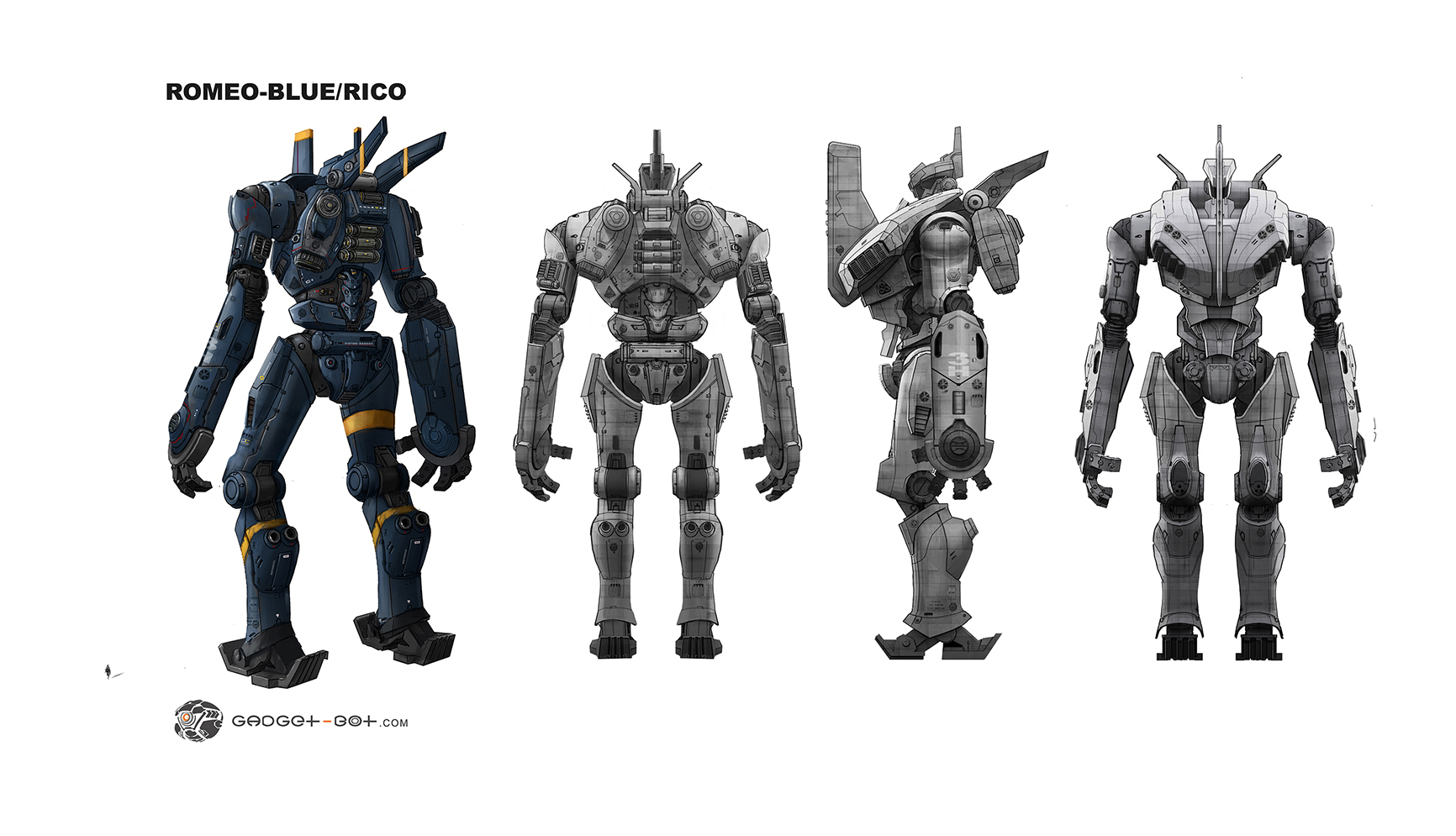  Final orthographic details focusing on the back design. Design of Jaeger by the talented : &nbsp;Francisco Ruiz Velasco.&nbsp;  