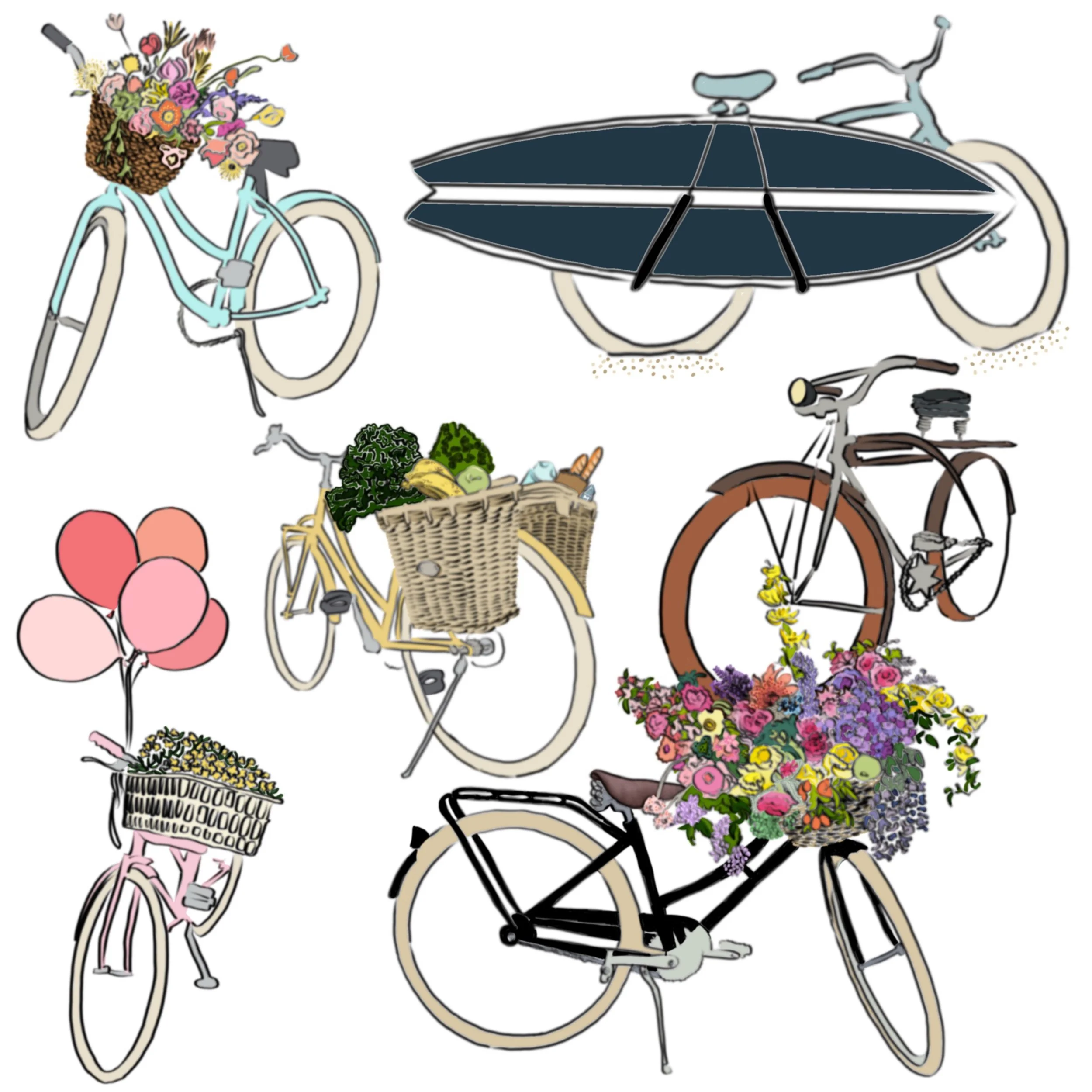 Bicycle Pattern two 2017