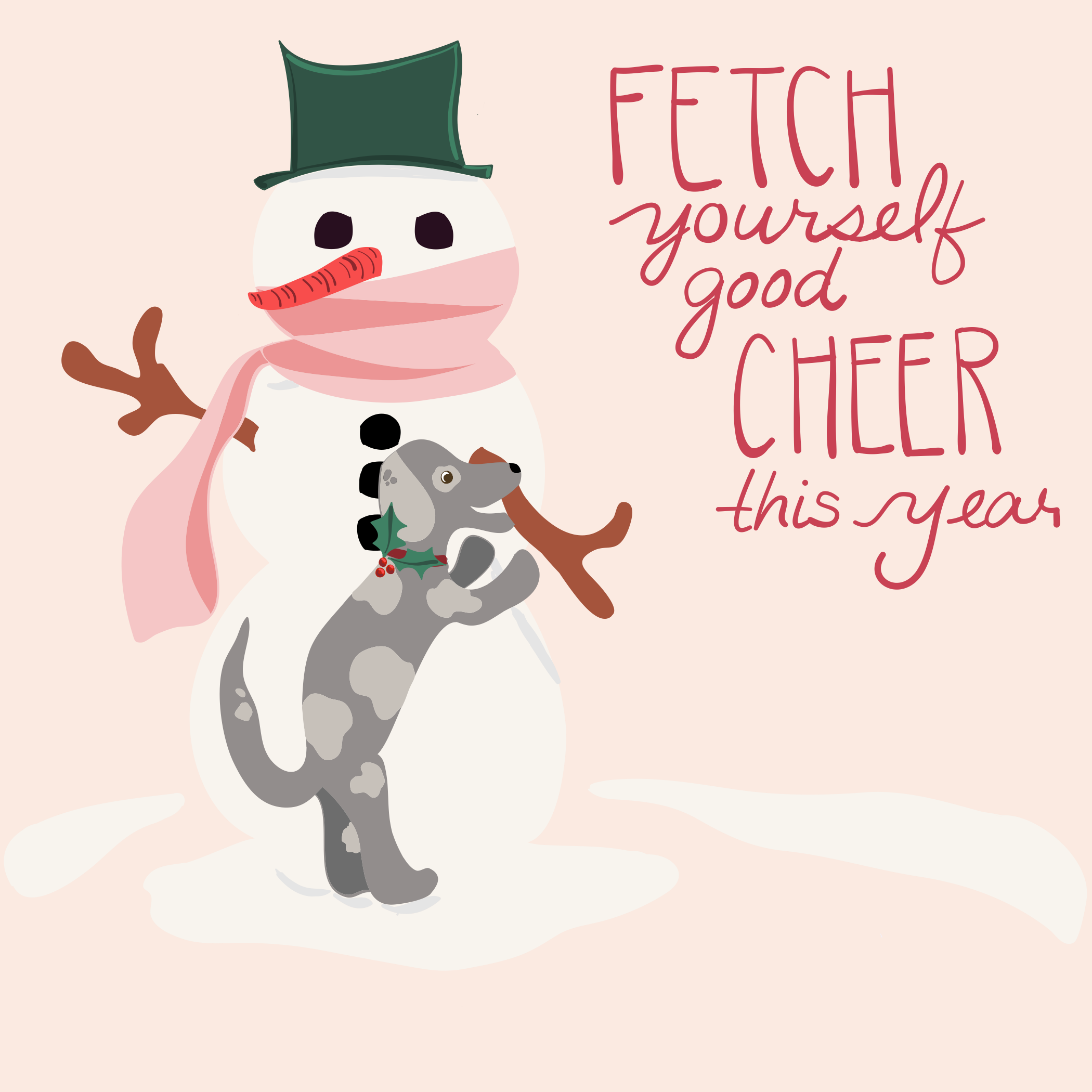 Snowman & Puppy 2018