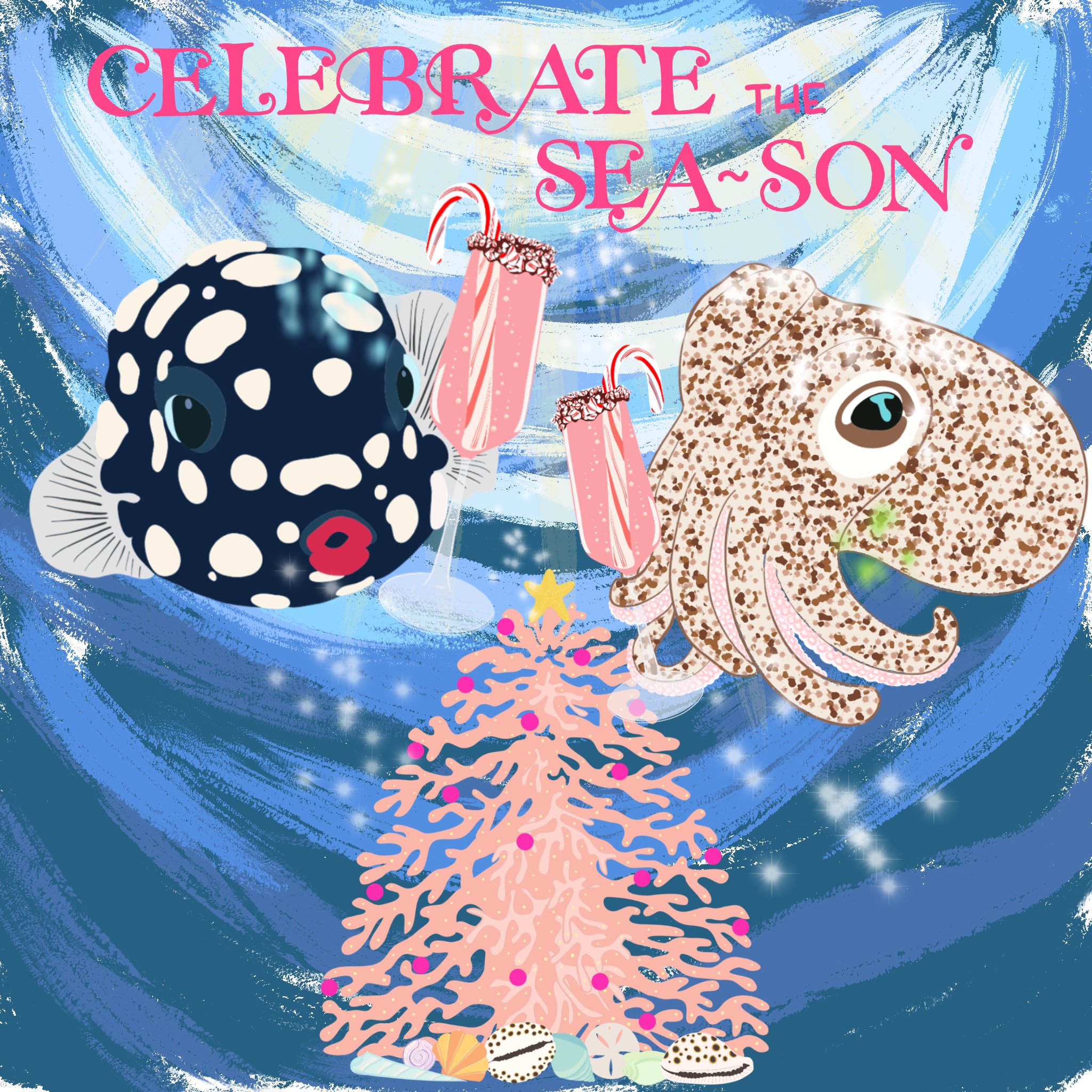 Celebrate the Sea-son Holiday Card 2018