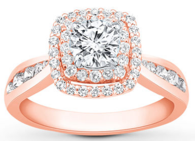 Diamond Engagement Ring 7:8 ct tw Round-cut 14K Rose Gold.png