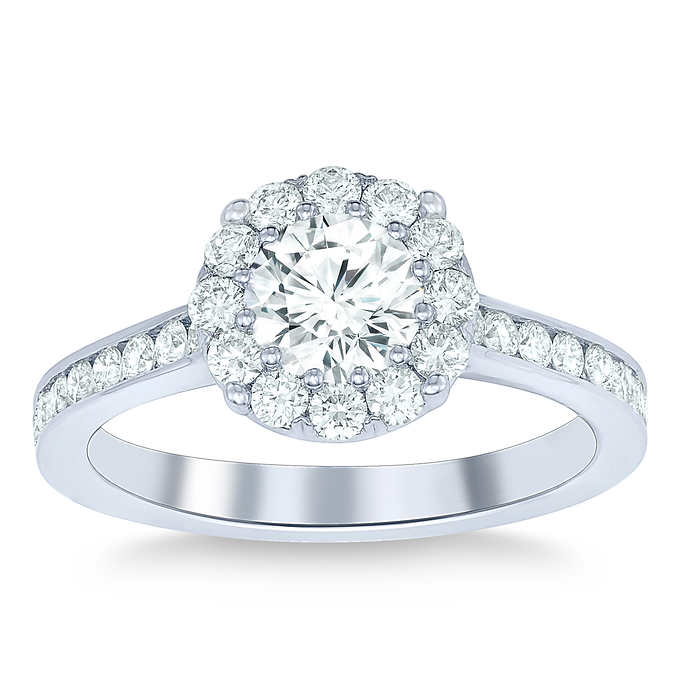 Round Brilliant 1.50 ctw VS2 Clarity, I Color Diamond Platinum Ring.jpeg