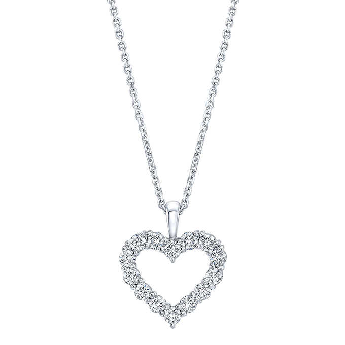 Round Brilliant .50 ctw VS2 Clarity, I Color Diamond 14kt White Gold Heart Pendant.jpeg
