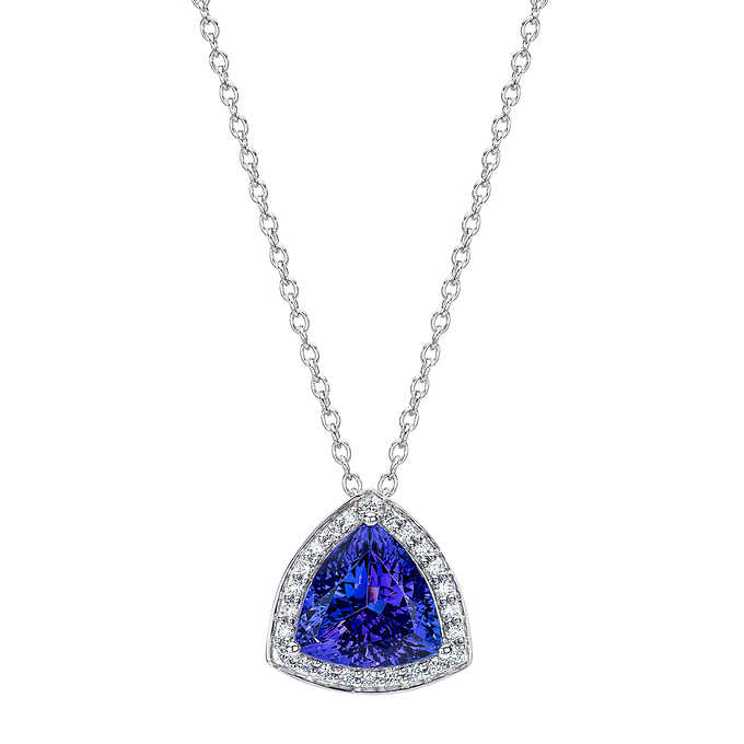 Tanzanite and Diamond 18kt White Gold Pendant3.jpeg