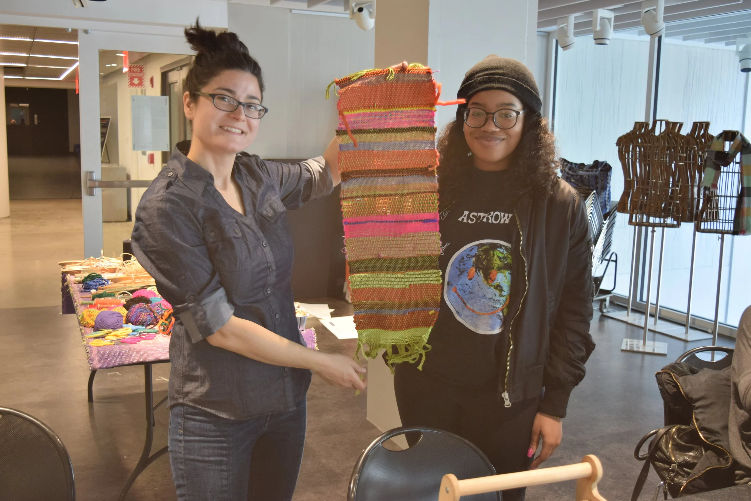 Weaving Workshop at the Fashion Institute of Technology