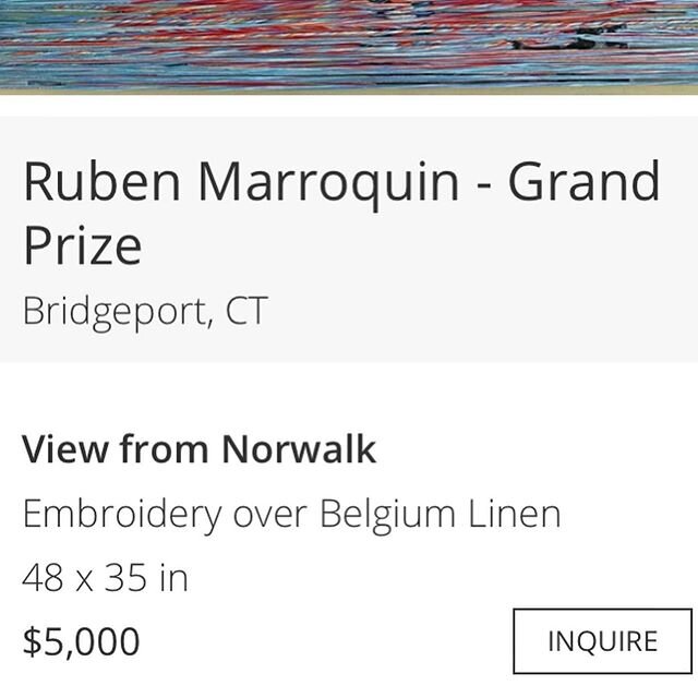 @silverminegalleries online market for Fiber 2020 exhibition. All the participant artists work is for sale on Silvermine&rsquo;s website. #silvermine #art #collectart #fiber2020 #embroidery #yarnpainting #rowers #norwalk #grandprize #art