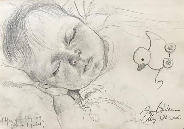 The semester is finally over! Even though we&rsquo;re together 24/7, I haven&rsquo;t been able to draw my Tiny Muse until early this morning. #graphite #lifedrawing #fionacerulean