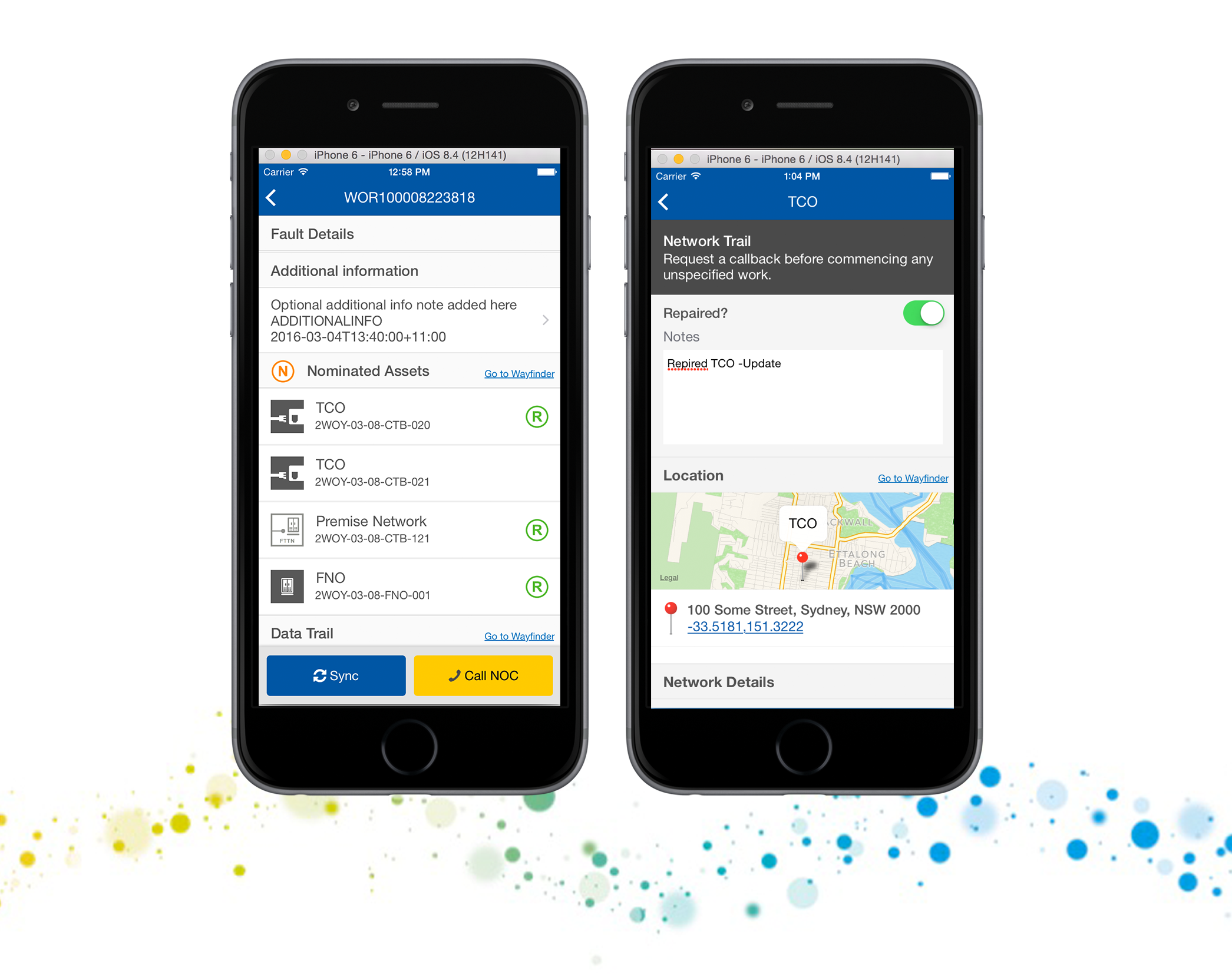 Nominating faulty assets