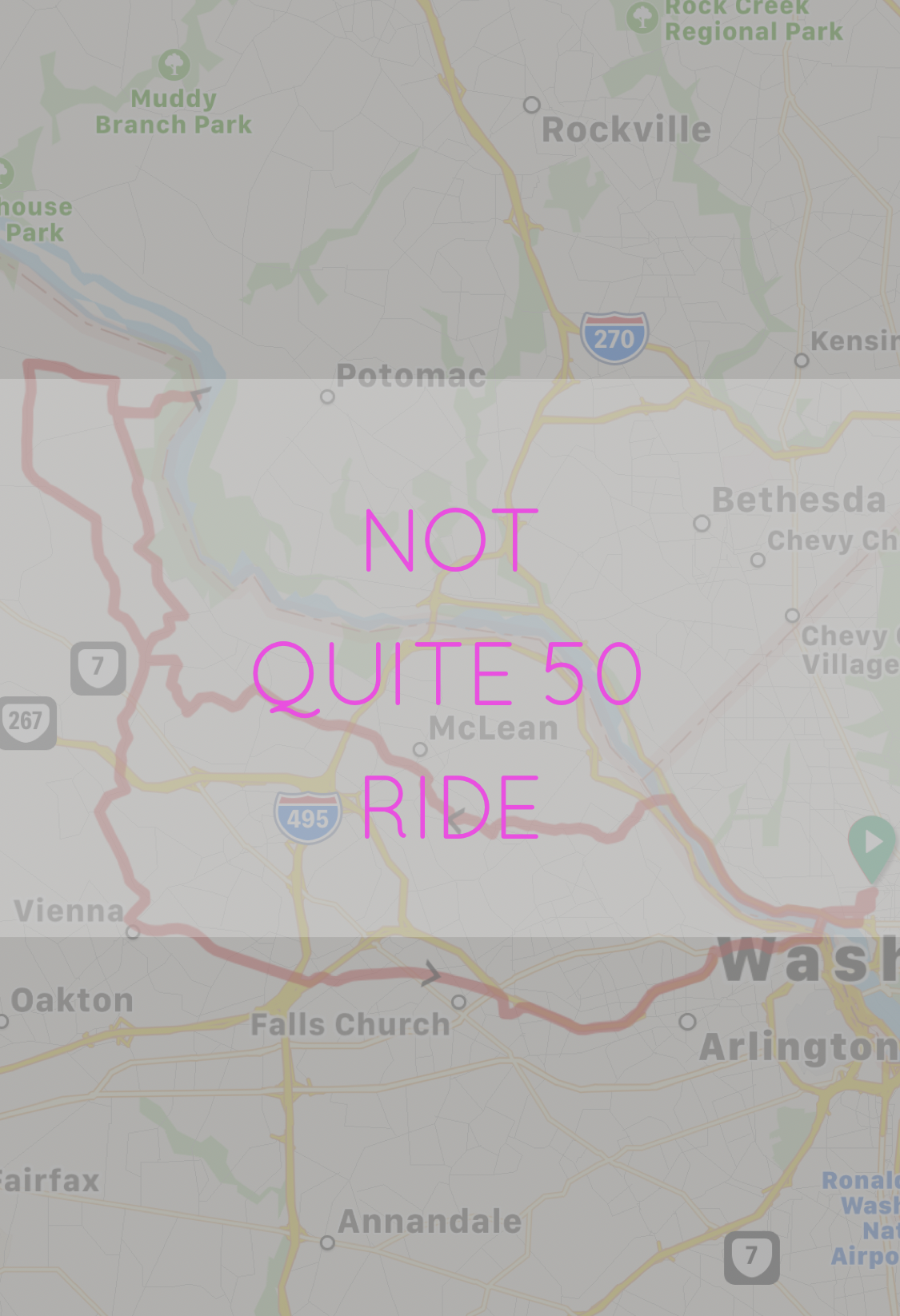 Not Quite 50 Ride