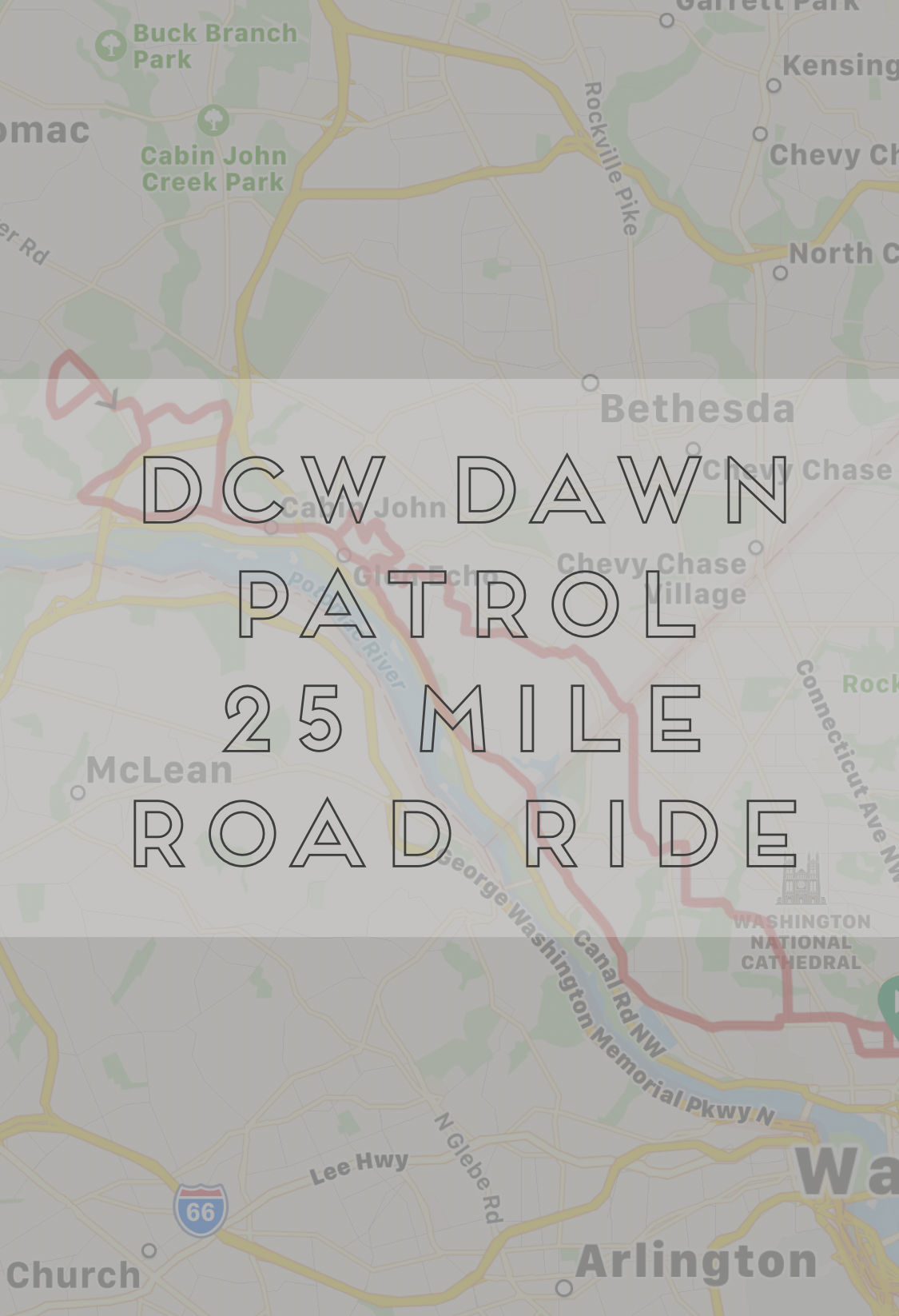 DCW Dawn Patrol - 25 Mile Road Ride