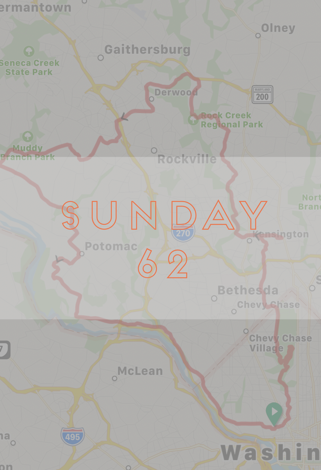 SUNDAY 62 Mile Road Ride