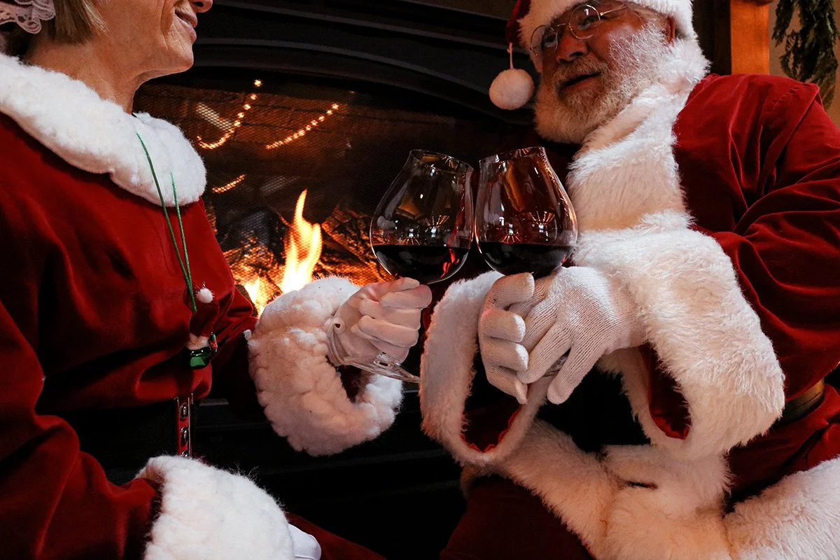 Winter Wine-derland with Santa