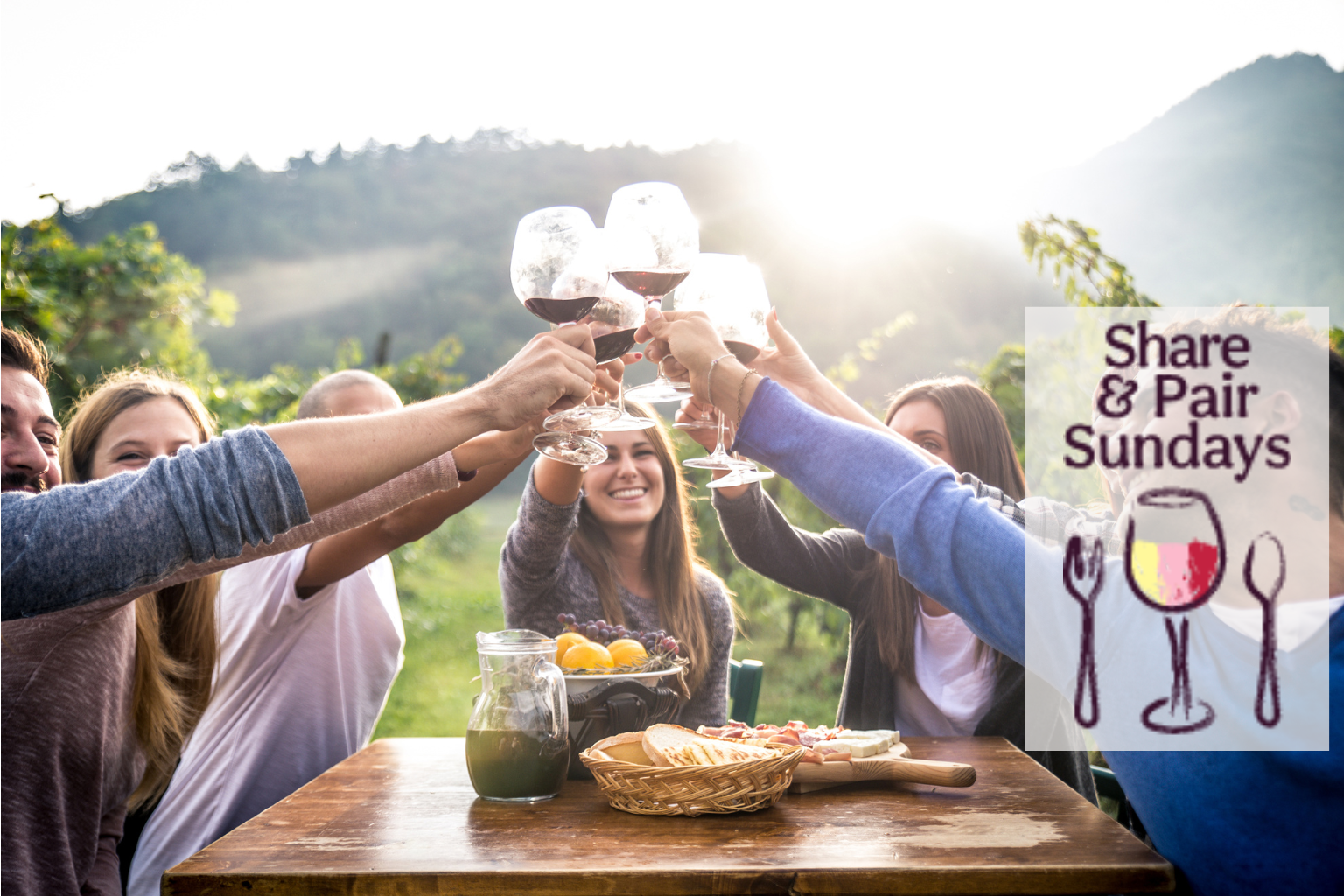 Share &amp; Pair Sunday Brunch at Winderlea