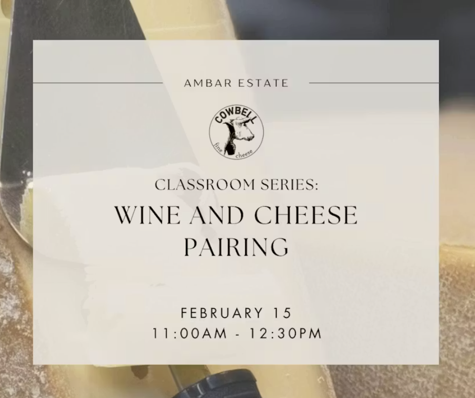 Ambar Classroom Series: Wine and Cheese Pairing