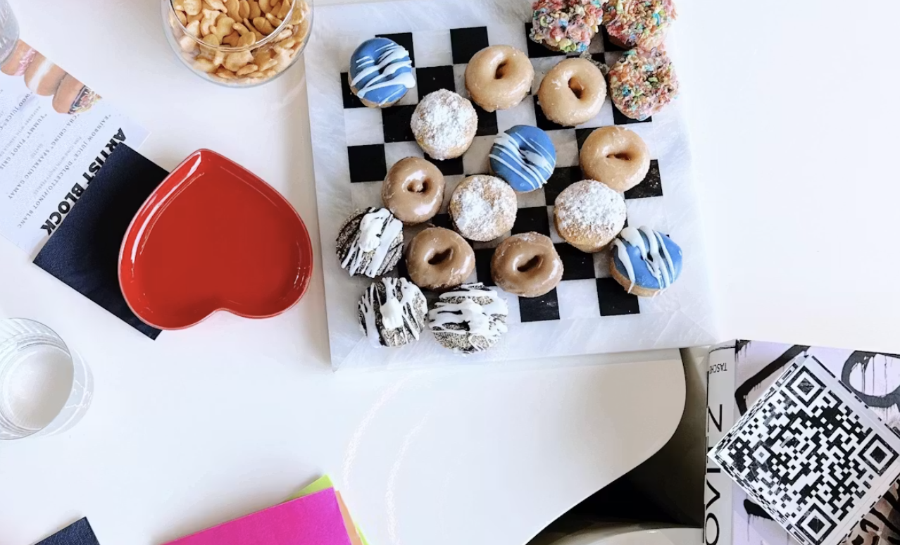 National Donut Day with Blue Star