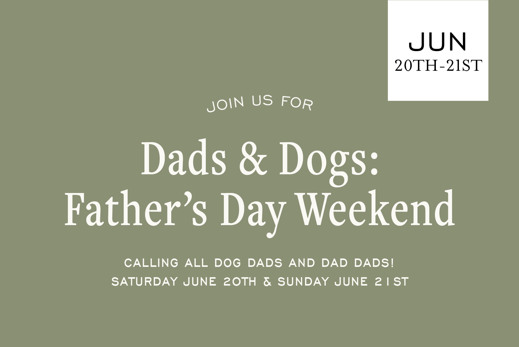 DAD’S &amp; DOGS