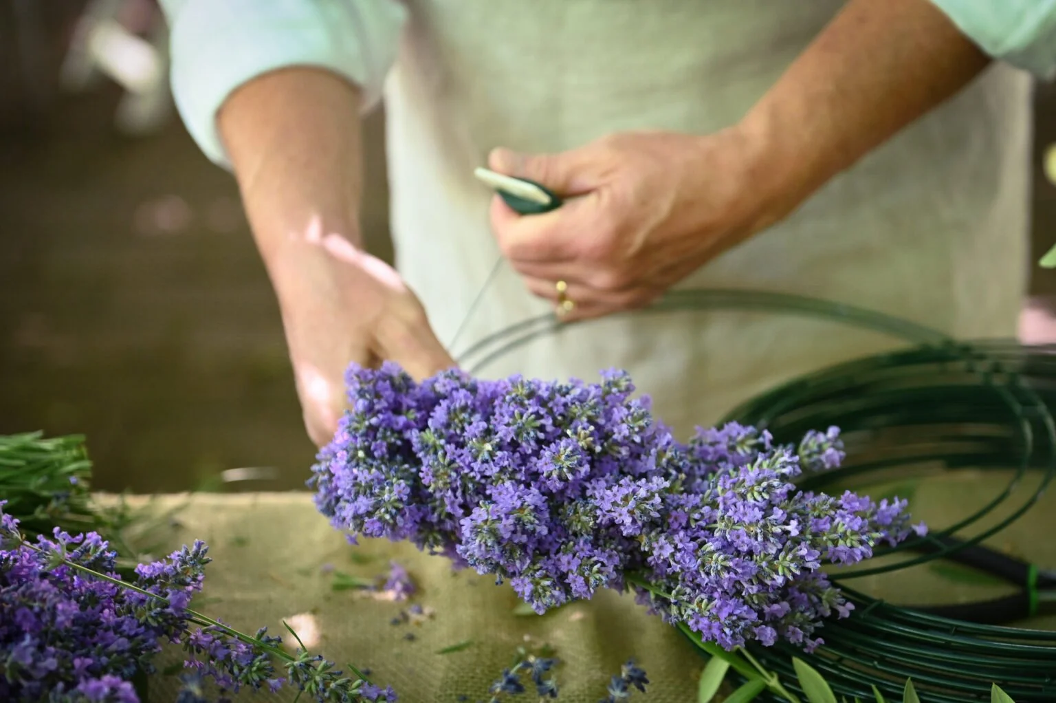 Garden Workshop: Lavender and Herb Wreath