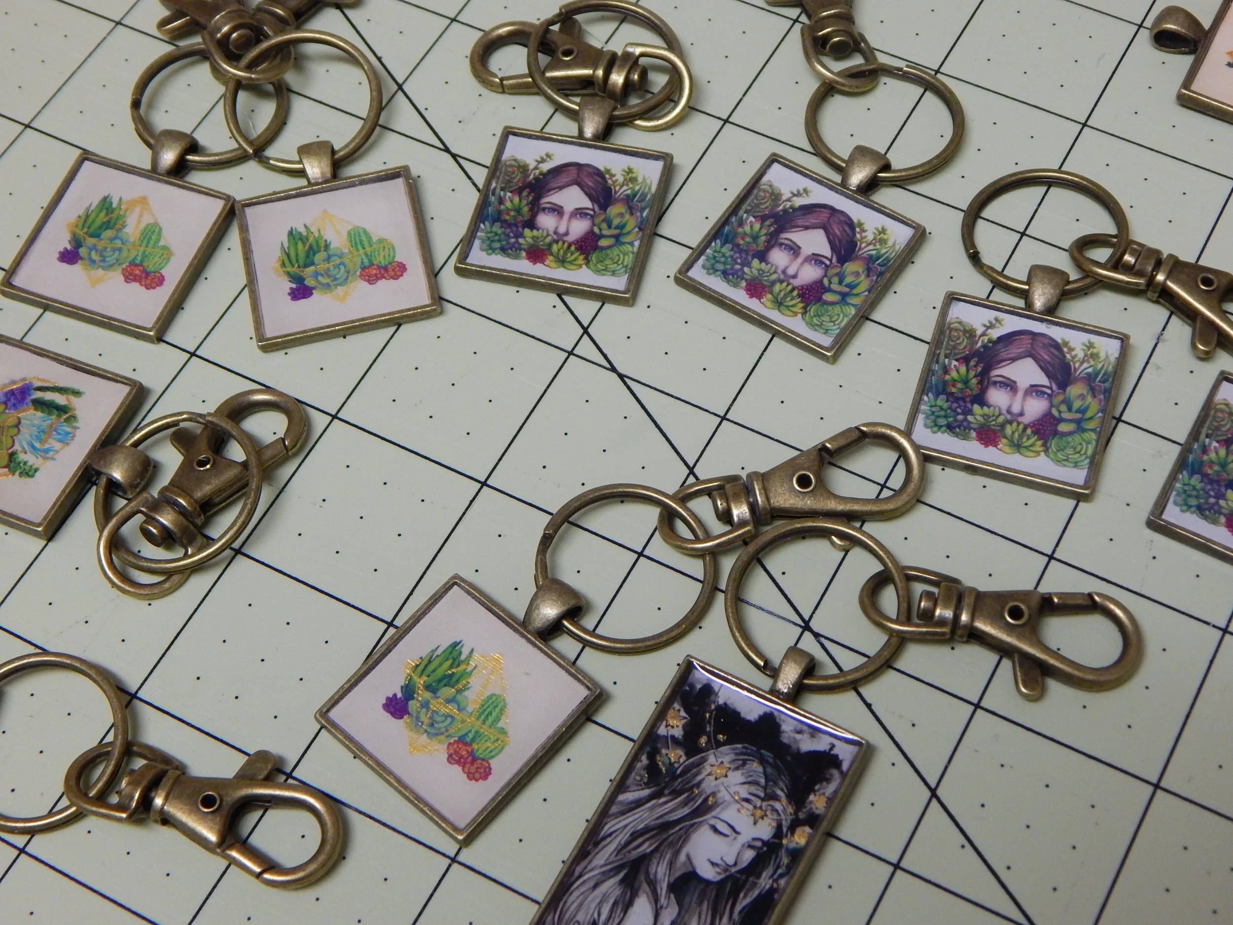Finished key chains!