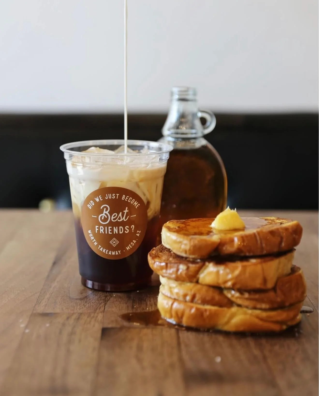 Temperatures are dropping (FINALLY!) and we&rsquo;re craving all the cozy fall flavors! Enjoy your morning cup of Joe with us, and try our seasonal French Toast Cold Brew Latte! Made with @provisioncoffee cold brew, your choice of milk, and house mad