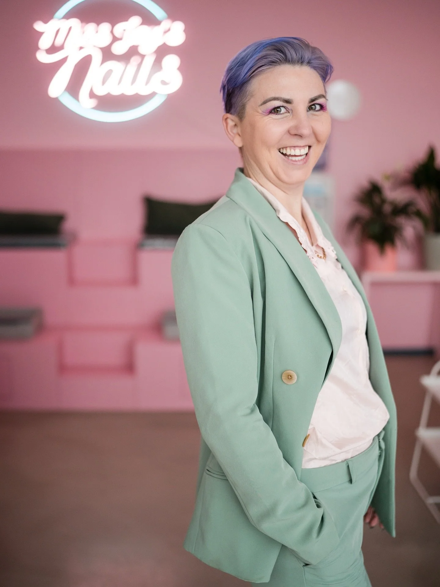 Is it giving salon owner, real estate agent or finance broker? 
Either way, this is the face behind the salon you support. Whether you've been visiting us for years, pop in every now and then, bring friends, left a glowing review, purchased a voucher