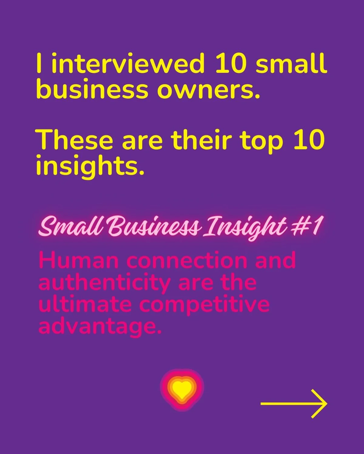 Ever noticed the advice from the big guys doesn&rsquo;t always translate to small business?

This is because small business just hits different.

I spent a year interviewing some incredible small business owners about what it takes to be in small bus