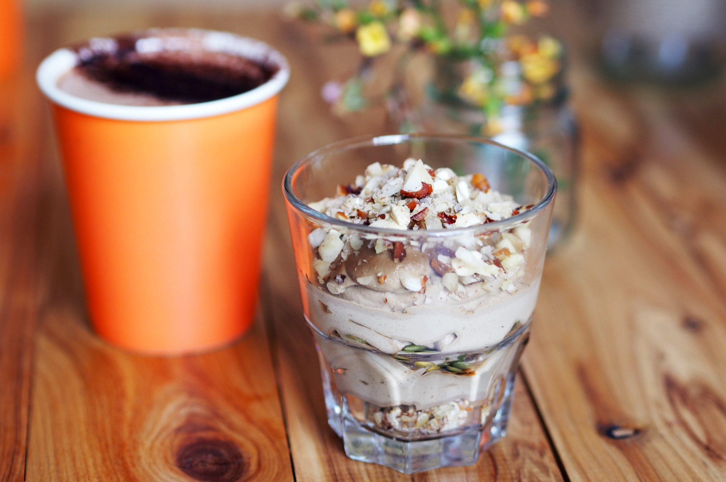 Cashew based tiramisu