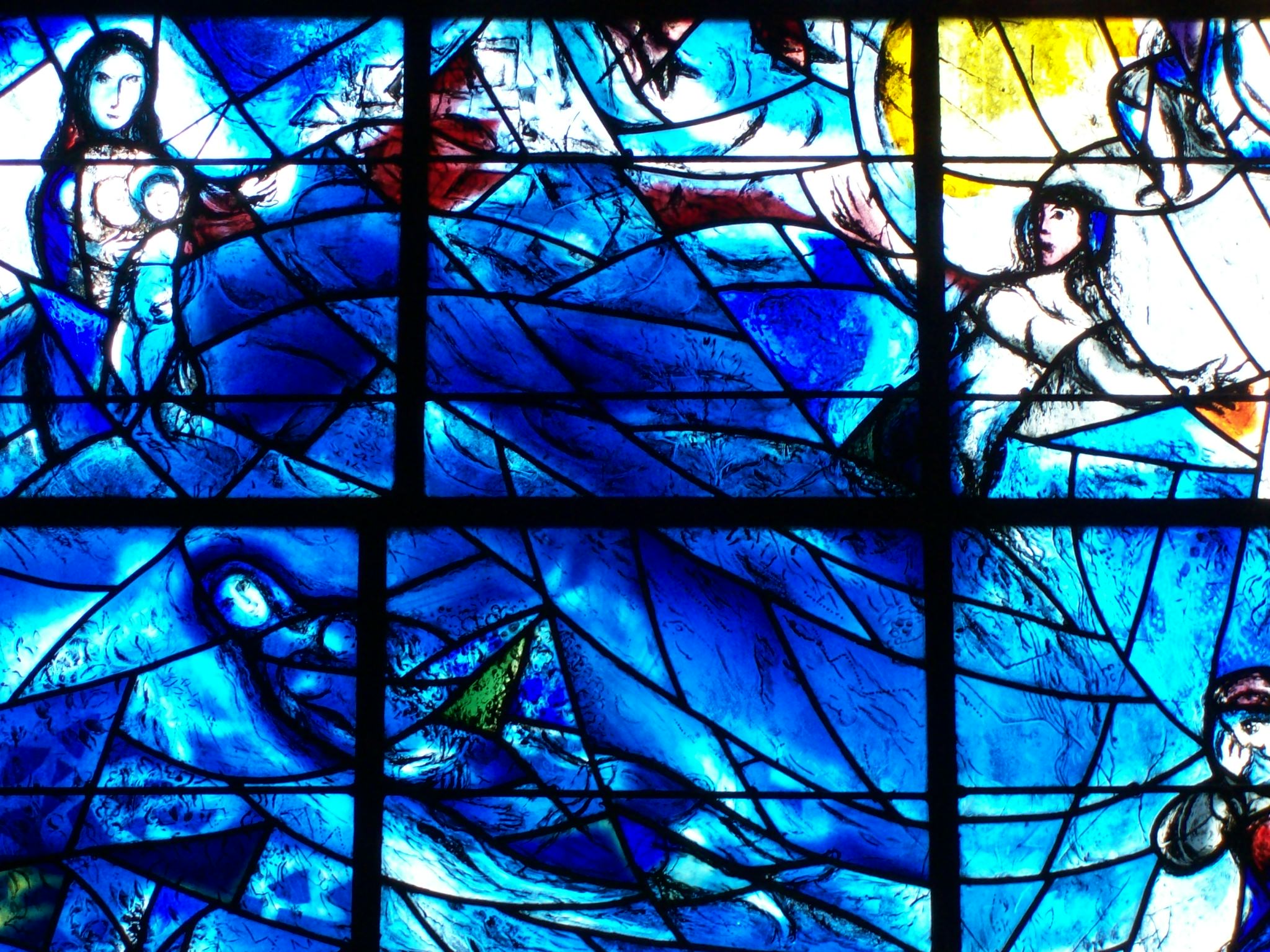 CHAGALL AND BRIGHT PLANET Helen Caddick Bright Planet 20/02/2016 Tudeley Church, Tonbridge
