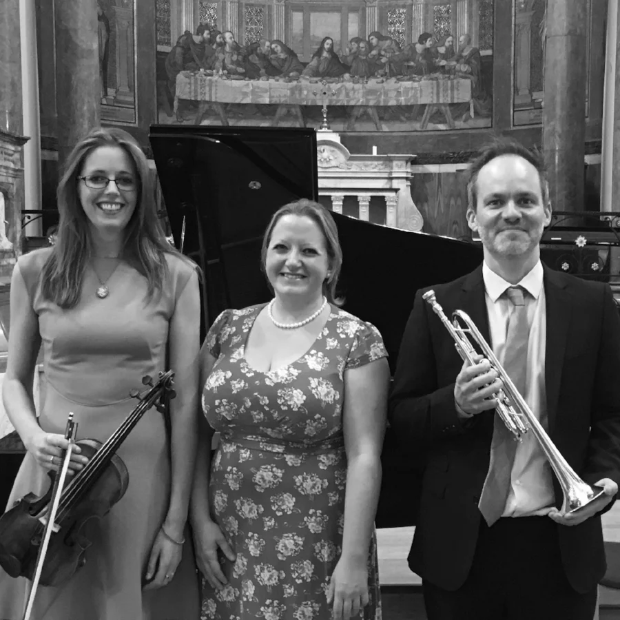 CQ TRIO Ewazen Trio Copland Hoe-Down Turrin 4 Miniatures Debussy En Bateau Boulanger Nocturne Faure Apres en Rev e Corigliano Lullaby Bernstein Red, White and Blues Bernstein Simple Song 15/10/2018 St Martin within Ludgate, London