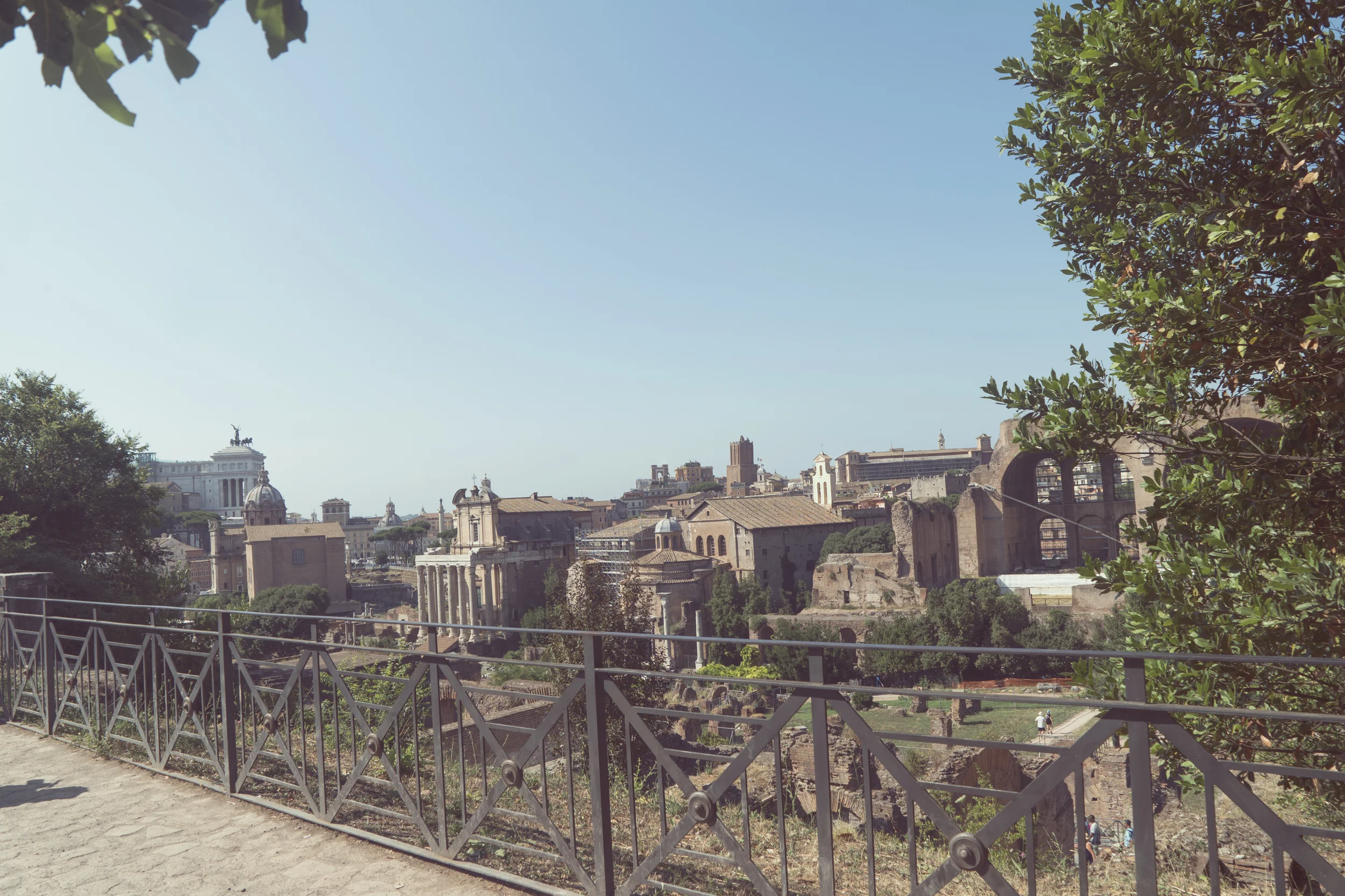 The Roman Forum.