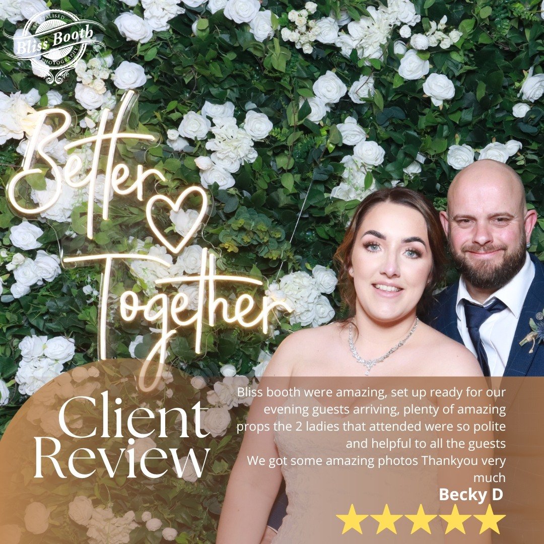 It is always lovely to receive such kind praise from a client. 

We wish Scott and Becky all the best for the future 🥰