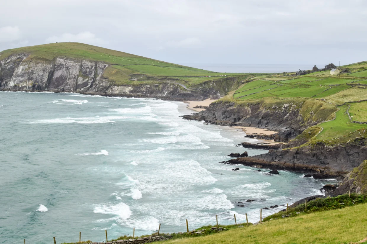 Ceann Tra Beach in Ventry, County Kerry, Ireland. A stop on the Slea Head Drive in the Dingle Peninsula.