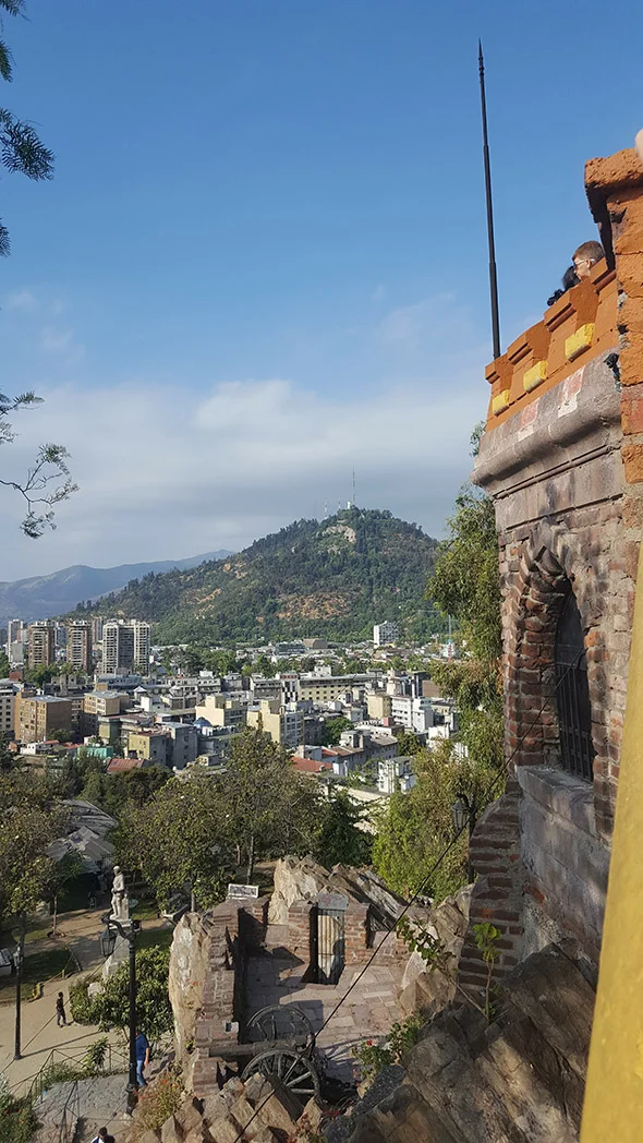 Castle Hidalgo looking North towards San Cristóbal Hill