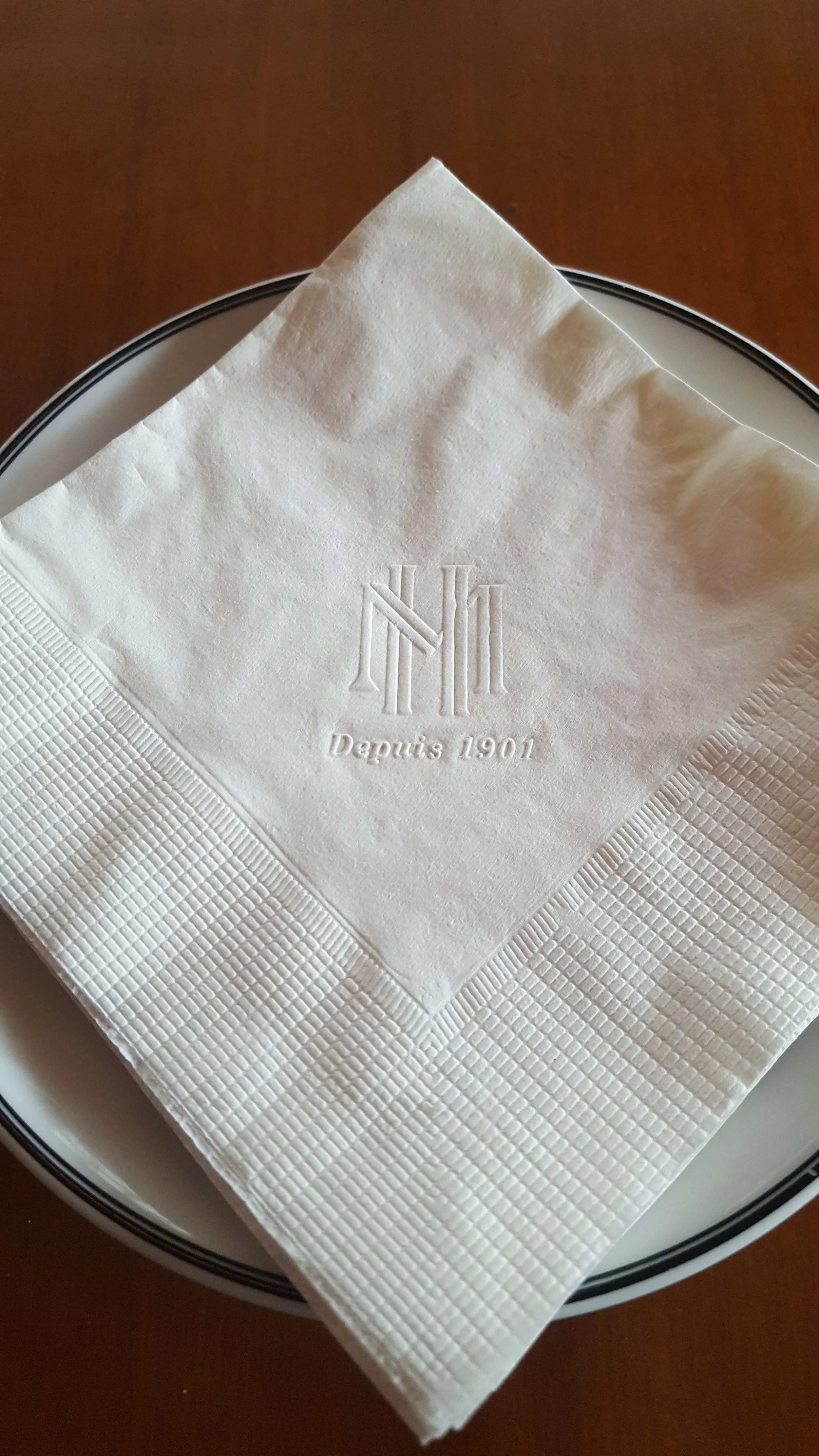 The Metrople. You know you've made it when you've got your own branded napkin