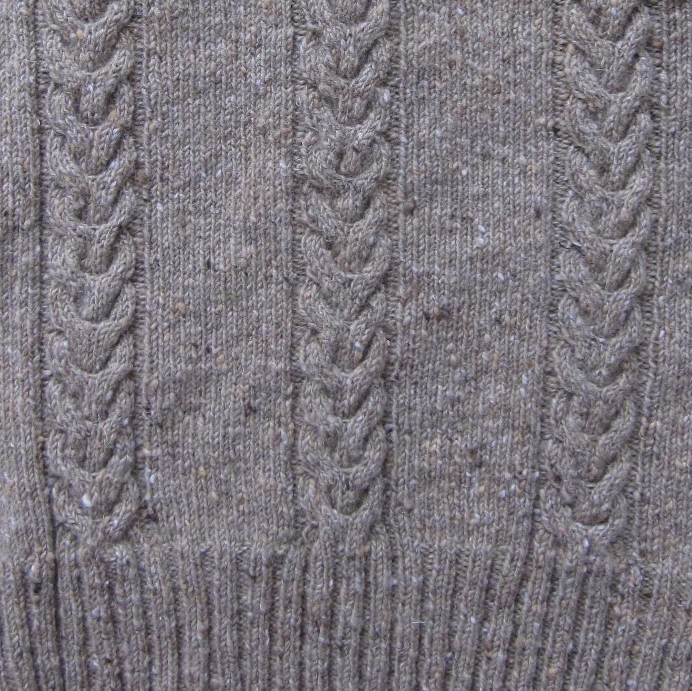 hand knit detail