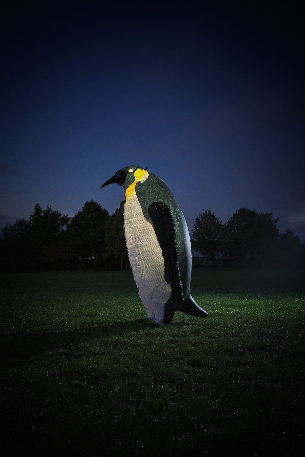 Blizzard giant illuminated penguin