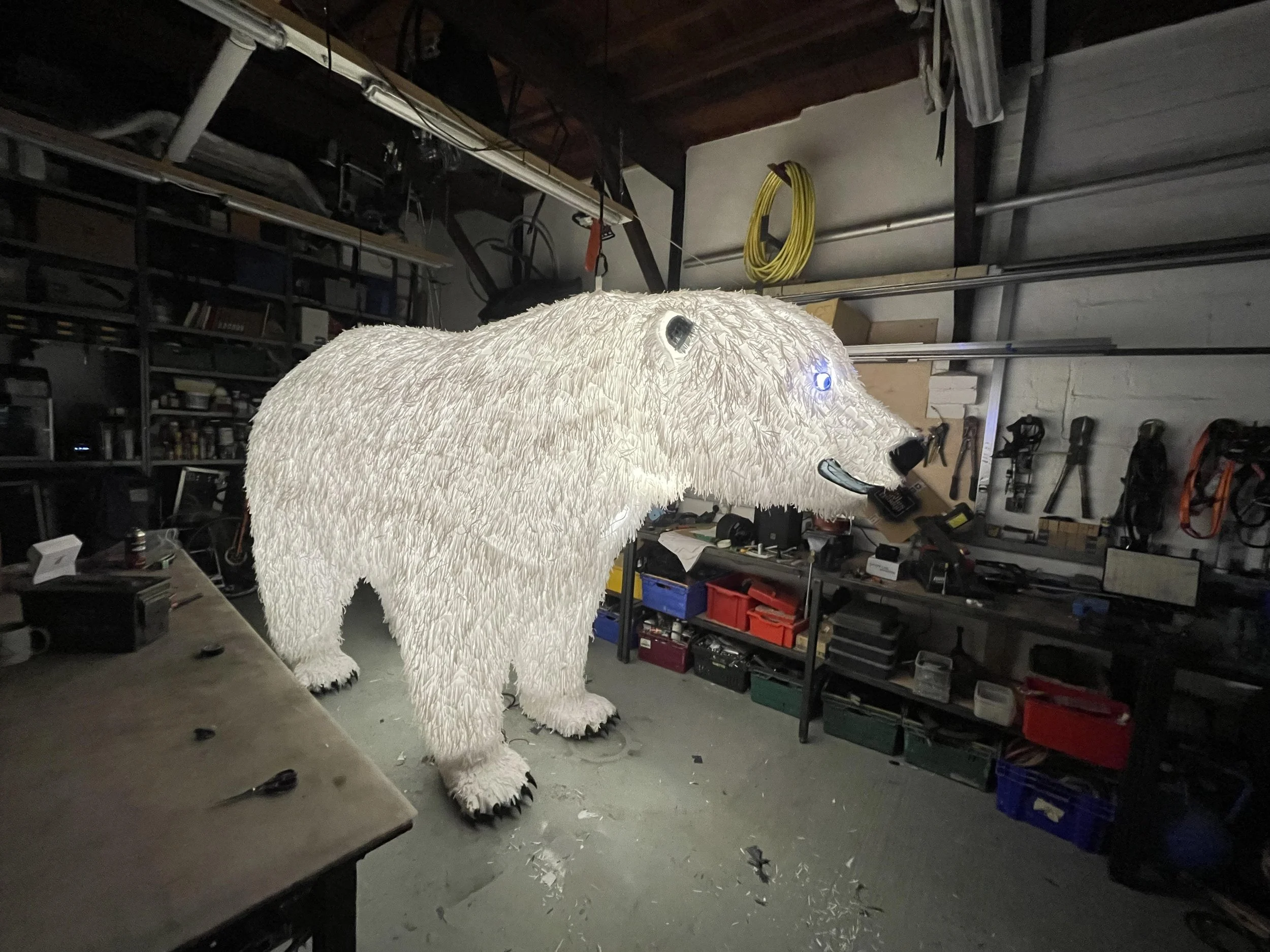 Hielo the glowing polar bear