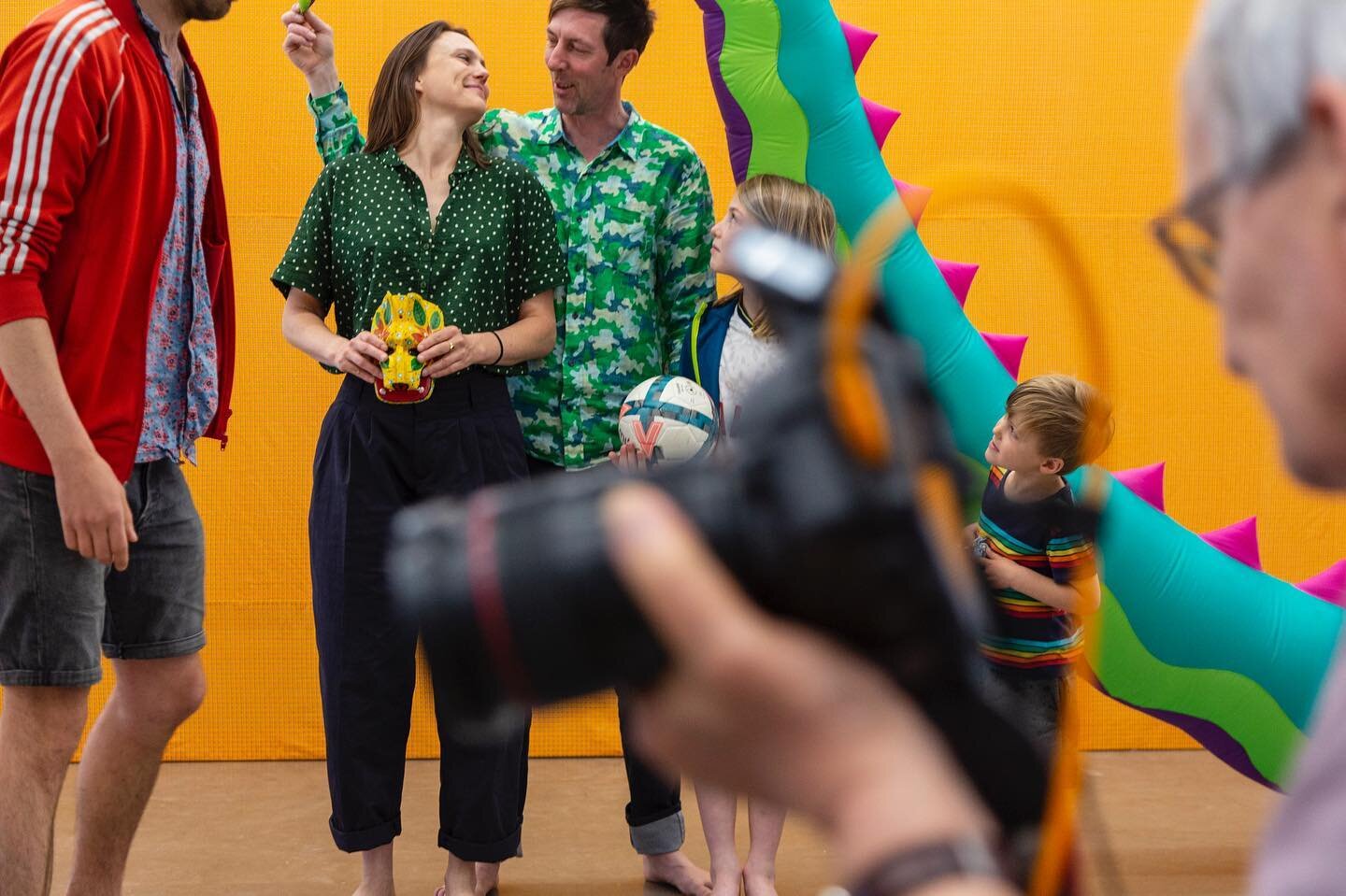 Earlier this year I took a trip to Martin Parr&rsquo;s studio in Bristol with the family for a photoshoot. We took along a little inflatable to add to the mix, I didn&rsquo;t expect Martin to get quite so involved as he did, it was a lovely moment wa