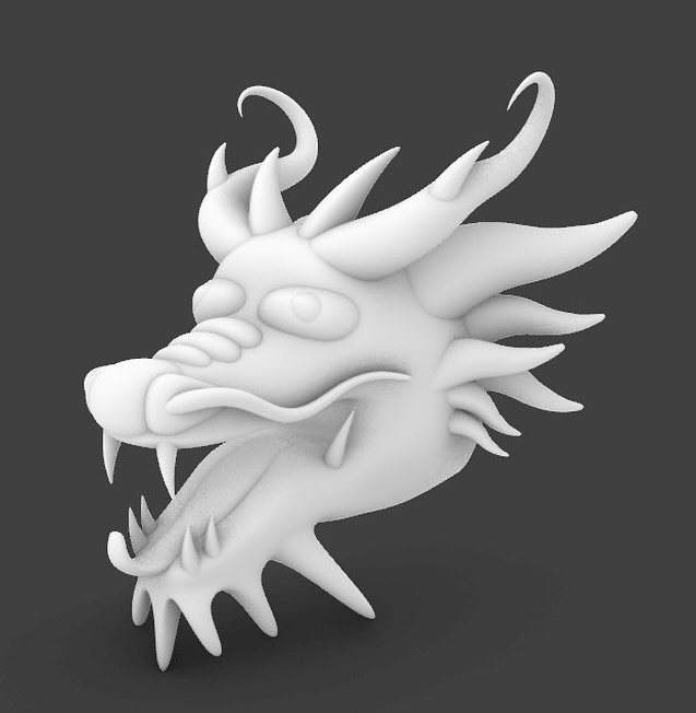 Going to finally get round to building myself that dragon when I get back in the studio from this trip, not sure if the eyes are quite there yet but it&rsquo;s beginning to look like something.