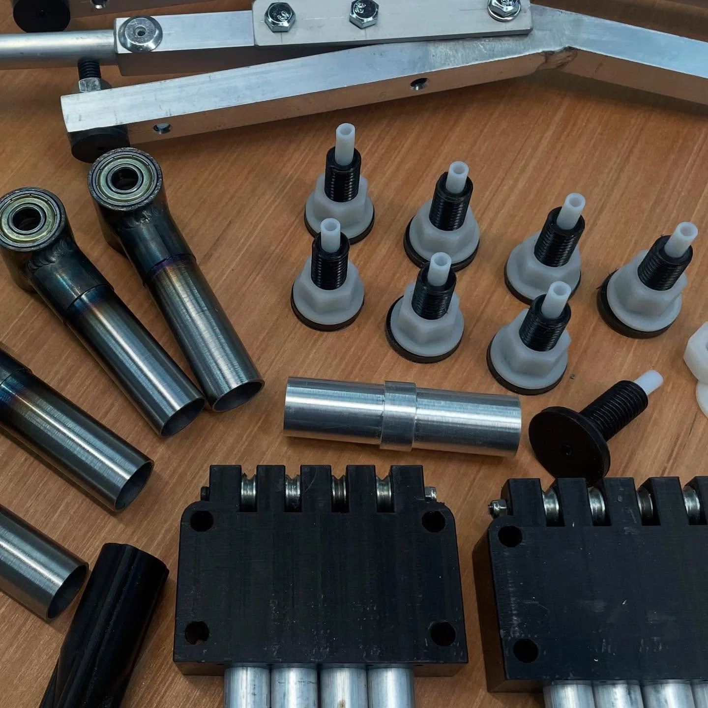 Making lots of small components to create the mechanics behind our next giant puppet, should be plugging it all together in a couple of weeks with a bit of luck.