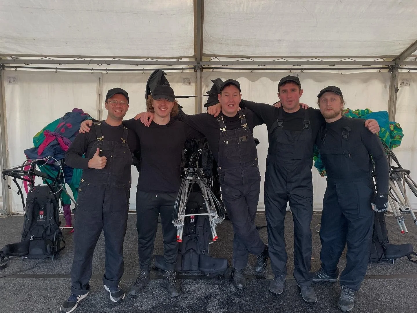 #southendhalloweenparade crew ready for the off. Team of 5 this year for our biggest ever show.