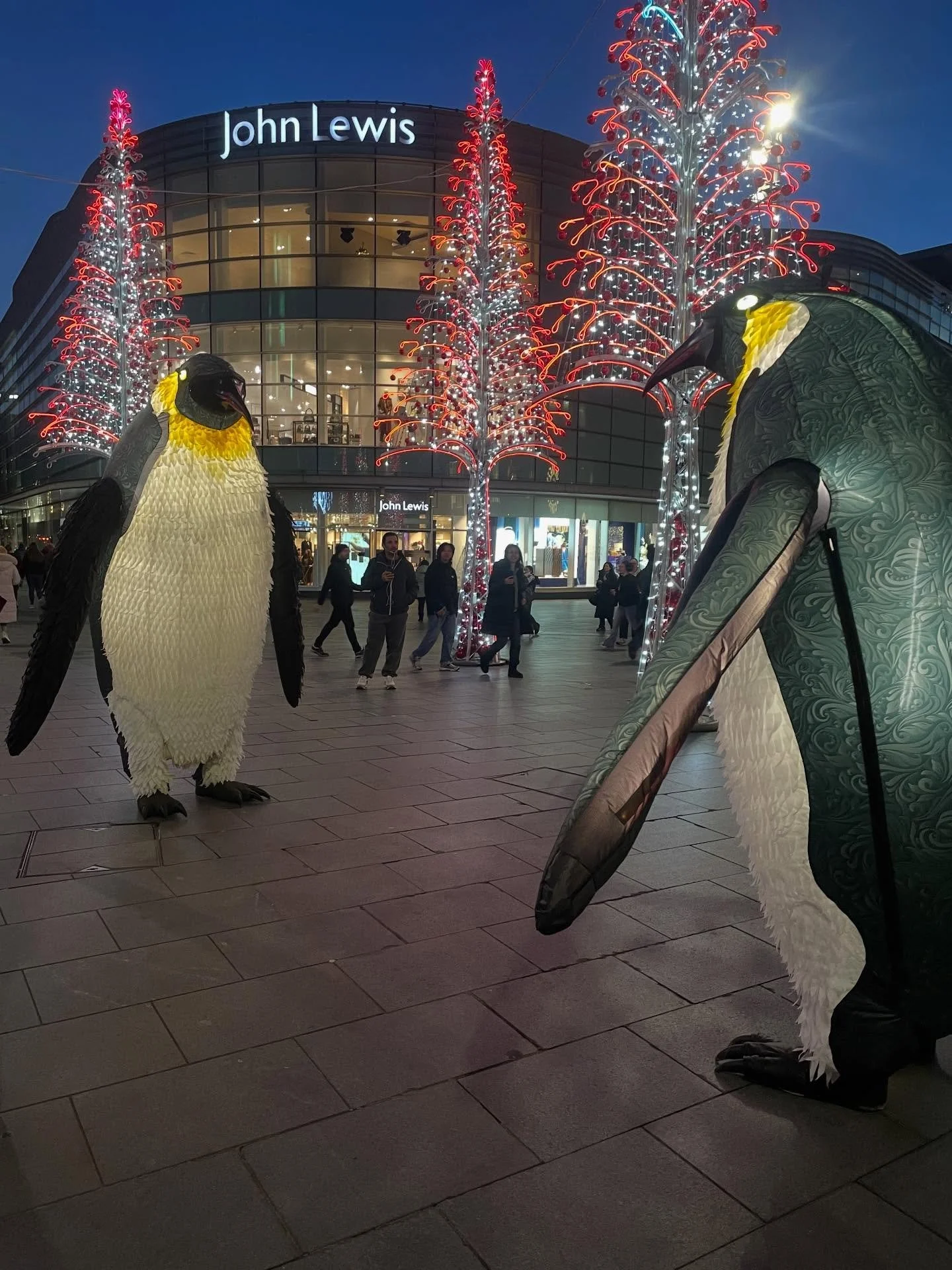Penguin time at #liverpooloneofficial yesterday 

#penguins #emperorpenguins