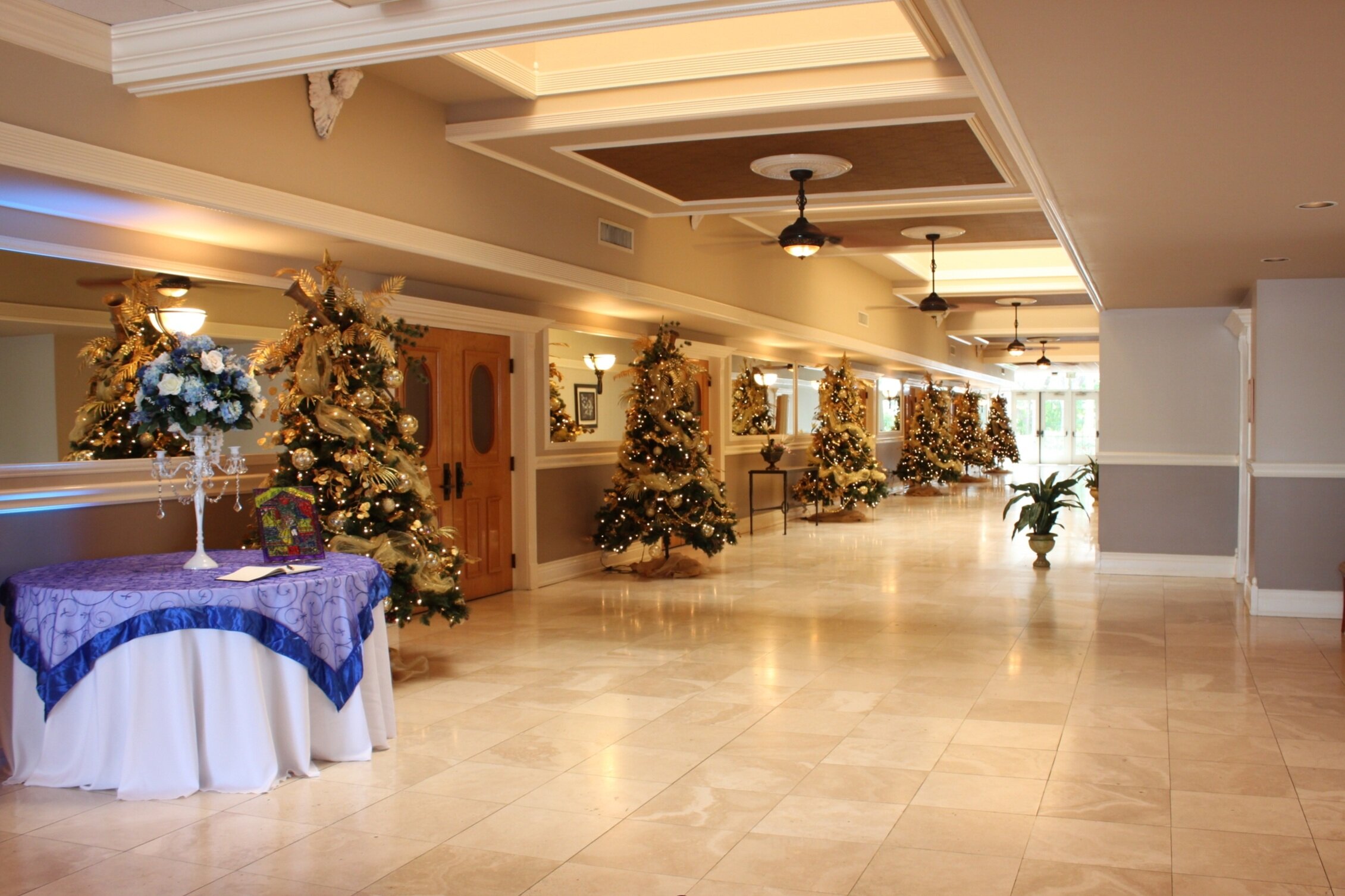 Concourse at Christmas